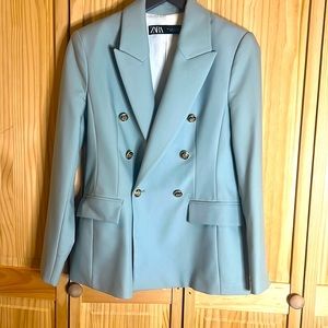 SUIT SET!! TAILORED DOUBLE BREASTED BLAZER & SUIT PANTS